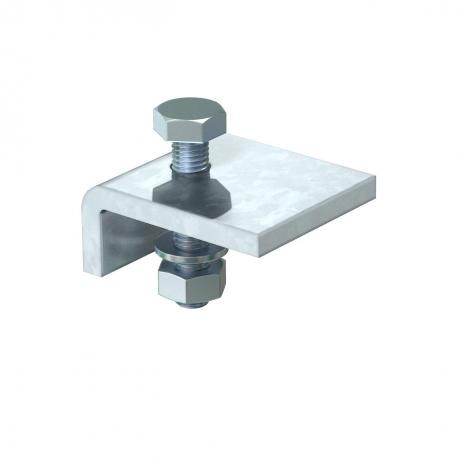 KL1 10 S FT 6354106 OBO BETTERMANN bride de serrage pour poutres en acier de 10 mm, 60x50, galvanisé à chaud..
