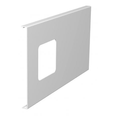 D2-1 170RW 6194060 OBO BETTERMANN Plaque simple prise de montage, 170x300mm, blanc pur, 9010, du chlorure de..