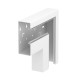 GS-AFF70170RW 6277830 OBO BETTERMANN Ángulo plano descendente asimétrico 70x170mm blanco puro 9010 , acero, ..