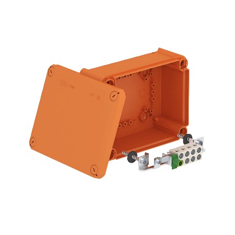 T 160 E 10-5 7205524 OBO BETTERMANN Junction box for function maintenance, 190x150x77, Pastel orange, 2003, ..