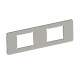 MPMT45 2C 7408705 OBO BETTERMANN Mounting plate with 2x hole pattern Type C, 77x24x1,5, Stainless steel, gra..