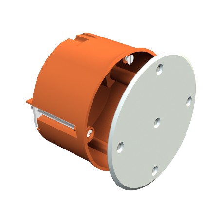 HV 70 D 2003430 OBO BETTERMANN Anschlussstecker Hohlwand, Ø74mm, H50mm, Orange, Polypropylen, PP
