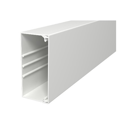 WDK60130RW 6191223 OBO BETTERMANN Wall trunking system with floor knock-outs, 60x130x2000, Pure white, 9010,..