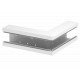 GS-SA90130RW 6277310 OBO BETTERMANN simétrico, 90x130mm canto externo, Pure White, 9010 Aço St