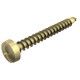 4758 4.0X25 3195236 OBO BETTERMANN Golden Sprint screw panhead, +/- slot drive, 4x25mm, Electrogalvanised, y..