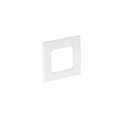 AR50-F1 RW 6119392 OBO BETTERMANN Cover frame 50 mm central insert, single, 84x84mm, Pure white, 9010, Polyc..