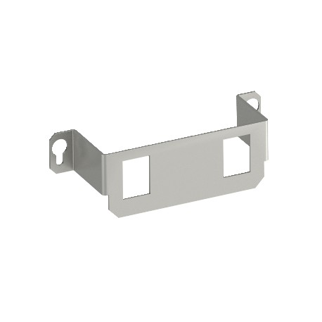 MTGE2 2A 7407846 OBO BETTERMANN Soporte de montaje, para 2x conectores Tipo A, 116x36x34, Acero inoxidable 1..