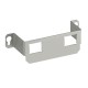 MTGE2 2C 7407848 OBO BETTERMANN staffa di montaggio per 2x tipo connettori C, 116x36x34, acciaio inox 1.4301..