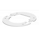 WAGRM45 6290264 OBO BETTERMANN moulage de mur, cerrrada, 125x2, blanc pur, 9010 Steel St