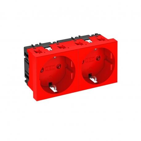 6120028 OBO BETTERMANN TOMA CORRIENTE STD-D0 ROJO2