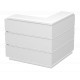 GEK-KAS53160-3 6116263 OBO BETTERMANN External corner rigid form, 53x160mm, Pure white, 9010, Polyvinylchlor..