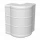 GEK-KA53160-3 6116261 OBO BETTERMANN ângulo exterior, variável, 53x160, puro branco, 9010, cloreto de polivi..
