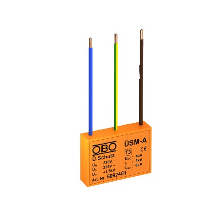 ÜSM-A 5092451 OBO BETTERMANN Module prot. Modul 45 amende pour tous les sister. Inst., 255V,