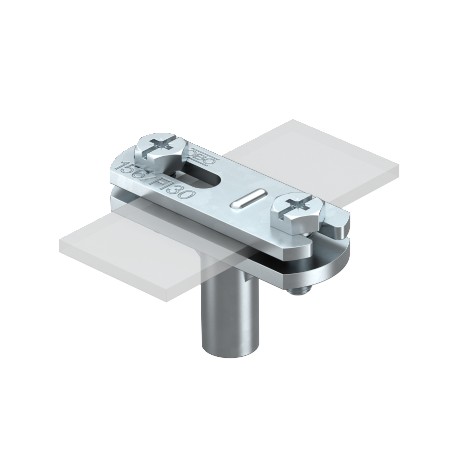 168 FL40-M8 5229553 OBO BETTERMANN Cable fixing device for flat conductors, 40mm, Hot-dip galvanised, DIN EN..