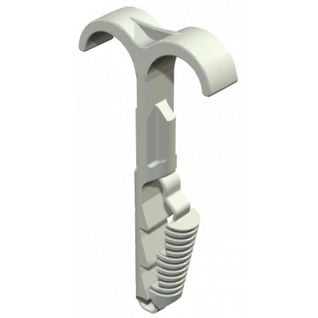 1974 2X4-12 2197855 OBO BETTERMANN Plug-in-Clip doppelt, 4-12mm, Hellgrau, 7035, Polyamid, PA