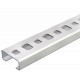 2060 2M VA 1105125 OBO BETTERMANN Profile rails unperforated, slot width 11 mm, 2000x20x8, Stainless steel, ..