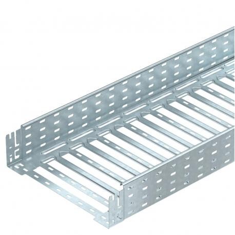 MKSM 140 FT 6059181 OBO BETTERMANN Kabelrinne MKSM perforiert mit Schnellkupplung, 110x400x3050, feuerverzin..