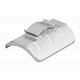 2058 64 LGR 1195646 OBO BETTERMANN Counter-trough , 58-64mm, Light grey, 7035, Polypropylene, PP