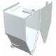 UWA 2003082 OBO BETTERMANN Wandleuchte Anschlussdose versteckt, 60x30x32, Sahne, 9001, Polystyrol, PS