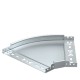 RBM 45 320 FS 6041002 OBO BETTERMANN 45 ° curva, com conexão rápida, 35x200, banda galvanizado, DIN EN 10147..