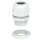 V-TEC VM16+ LGR 2022764 OBO BETTERMANN Cable gland with locknut, M16, Light grey, 7035, Polyamide, PA