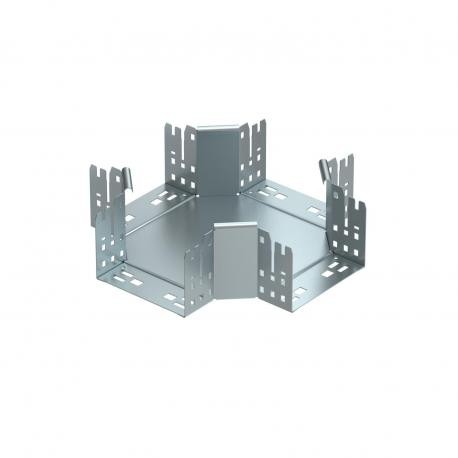 RKM 115 FS 7027163 OBO BETTERMANN Cruce, avec raccord rapide, 110x150, bande galvanisée, DIN EN 10147, Acier..