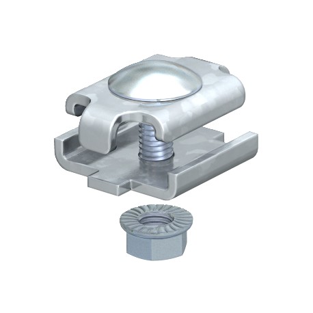 GSV 34 G 6016596 OBO BETTERMANN Verbindungsstecker für Gitterrinne, galvanisch, DIN 50961, Stahl, St