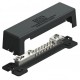 1809 A 5015111 OBO BETTERMANN bar équipotentielle de bus, espace extérieur, noir, acier inoxydable 1.4301, V..