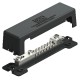 1809 A 5015111 OBO BETTERMANN barra equipotenziale bus, spazio esterno, nero, acciaio inox 1.4301, VA, 1.4301
