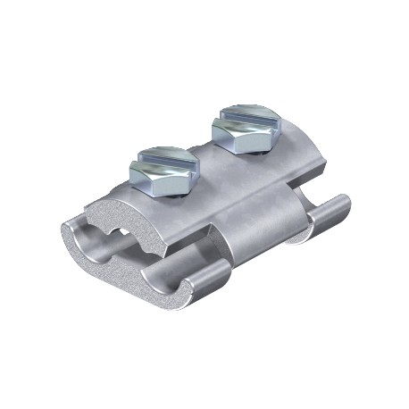 259 8-10 5315506 OBO BETTERMANN conector paralelo, 8-10 mm, galvanizado a quente, DIN EN ISO 1461, ferro fun..