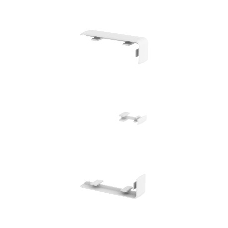 GK-KS45-2RW 6113210 OBO BETTERMANN Embellecedor de unión GK-KS45-2RW, para Rapid 45-2 130 133x55x15 Policarb..