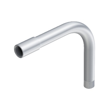 SBM40W ALU 2046046 OBO BETTERMANN tubo a gomito in alluminio con filettatura M40x1,5, alluminio, Alu