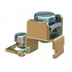 8AWR 6288704 OBO BETTERMANN Angle conn. cond. de la terre, électrozingué, DIN 50961 Acier St