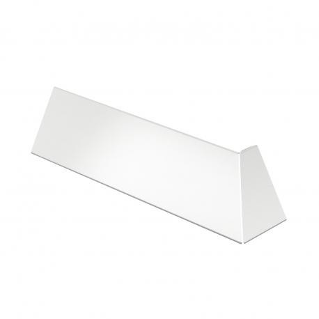AOP3S80RW 6287050 OBO BETTERMANN Ext copertura trunking angolo scrivania, 80x300mm, bianco puro, 9010 Acciai..