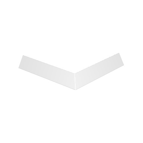 AOP3S80RW 6287050 OBO BETTERMANN Abdeckung für ext Ecktisch Trunking, 80x300mm, reines Weiß, 9010, Stahl, St
