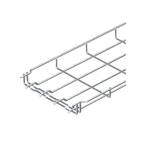 GRM 35 50 G 6000060 OBO BETTERMANN Gitterrinne GRM, 35x50x3000, galvanisch, DIN 50961, Stahl, St