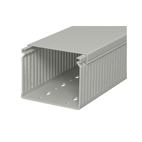LK4 80100 6178059 OBO BETTERMANN Canal de cuadro, 80x100x2000, gris piedra, 7030, Cloruro de polivinilo, PVC