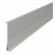 2371 100 6026990 OBO BETTERMANN Cloison, 100x2000mm, gris clair, RAL 7035, le chlorure de polyvinyle, PVC