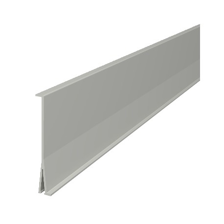 2371 100 6026990 OBO BETTERMANN Cloison, 100x2000mm, gris clair, RAL 7035, le chlorure de polyvinyle, PVC