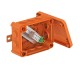 T 100 ED 10-5 A 7205543 OBO BETTERMANN Junction box for function maintenance, 150x116x67, Pastel orange, 200..