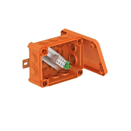 T 100 ED 10-5 A 7205543 OBO BETTERMANN Junction box for function maintenance, 150x116x67, Pastel orange, 200..