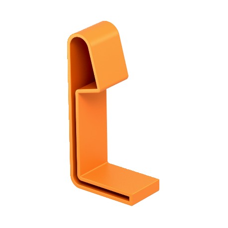SKH 60 OR 6222537 OBO BETTERMANN capuchon de protection pour échelle de plateau, H60mm, orange, 2003, polyét..