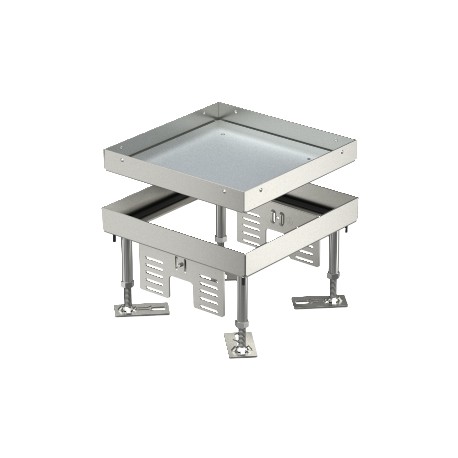 RKN2 4 VS 25 7409016 OBO BETTERMANN Impostare coperchio e cornice quadrata, cieco, 200x200mm, acciaio inox 1..