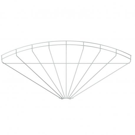 GRB 90 560 G 6001971 OBO BETTERMANN Curva 90 ° grade bandeja, 55x600, electrozincadas, DIN 50961 Aço St