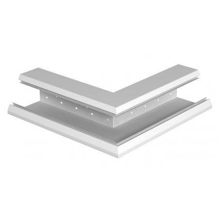 GEK-SA110133P 6282710 OBO BETTERMANN angolo esterno, 133x110mm, bianco puro asimmetrica, 9010 Acciaio St