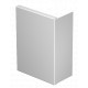 WDK HE80210RW 6193391 OBO BETTERMANN End piece , 80x210mm, Pure white, 9010, Polyvinylchloride, PVC