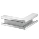 GA-SA90130EL 6276913 OBO BETTERMANN Esquina exterior simétrica, 90x130mm, anodizado, aluminio, Alu