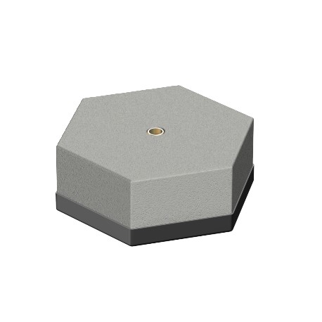 101 ST 5402891 OBO BETTERMANN base de concreto, com rosca M16, M16,