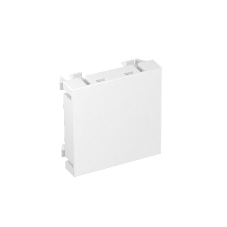 ADP-B RW1 6117406 OBO BETTERMANN Blind lid 1/1 module , 45x45mm, Pure white, 9010,