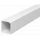 WDK30030RW 6191096 OBO BETTERMANN Wall trunking system with floor knock-outs, 30x30x2000, Pure white, 9010, ..
